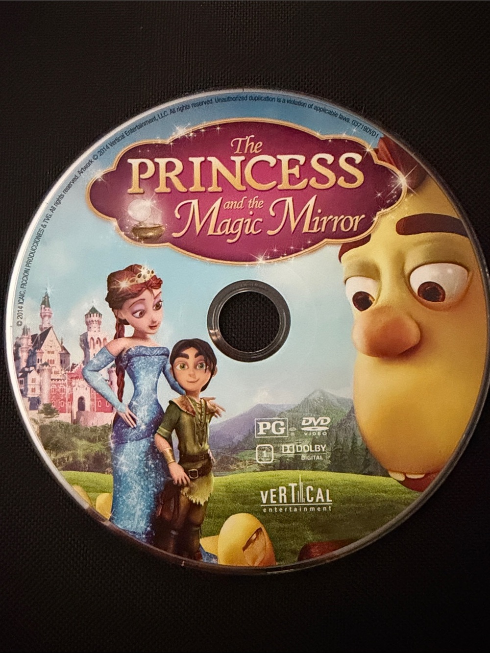 The Princess and the Magic Mirror DVD Disc - Colorful Artwork